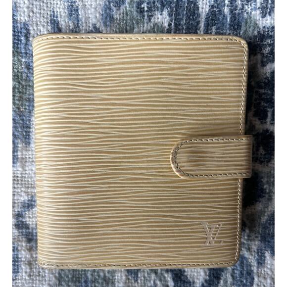 Louis Vuitton Yellow Leather Bi Fold Wallet - Picture 1 of 16